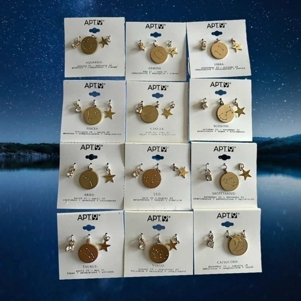 Kohl’s Apt.9 ZODIAC CHARMS MIX & MATCH BRACELETS CROCS CRAFTS EARRINGS ANY 12